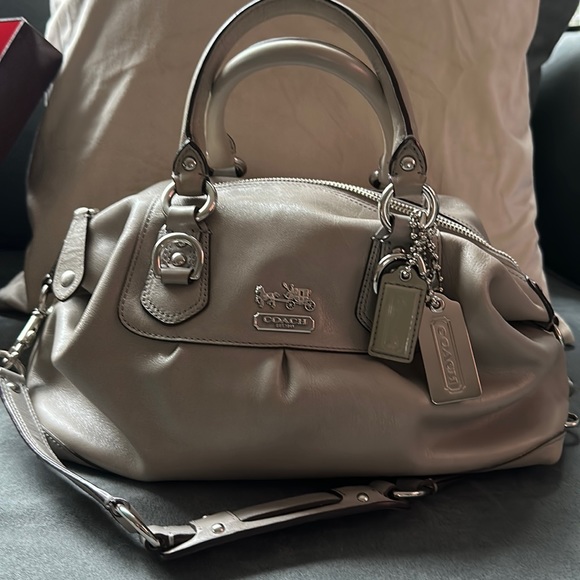 Gray Coach Sabrina Madison Satchel - Picture 1 of 7